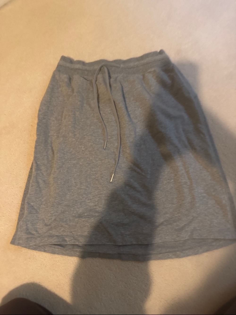 Lululemon atheltica heathered medium gray start anew skirt 21”